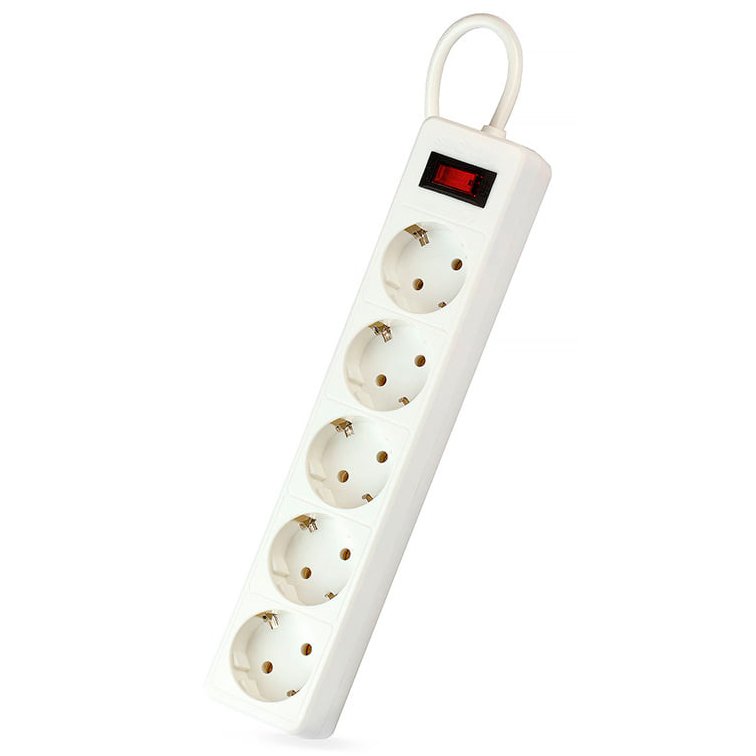 Smartbuy | SBSP-50-W| Сетевой фильтр Smartbuy One / 5 розеток / 5.0m / 10А, 2.2кВт / белый| превью 1