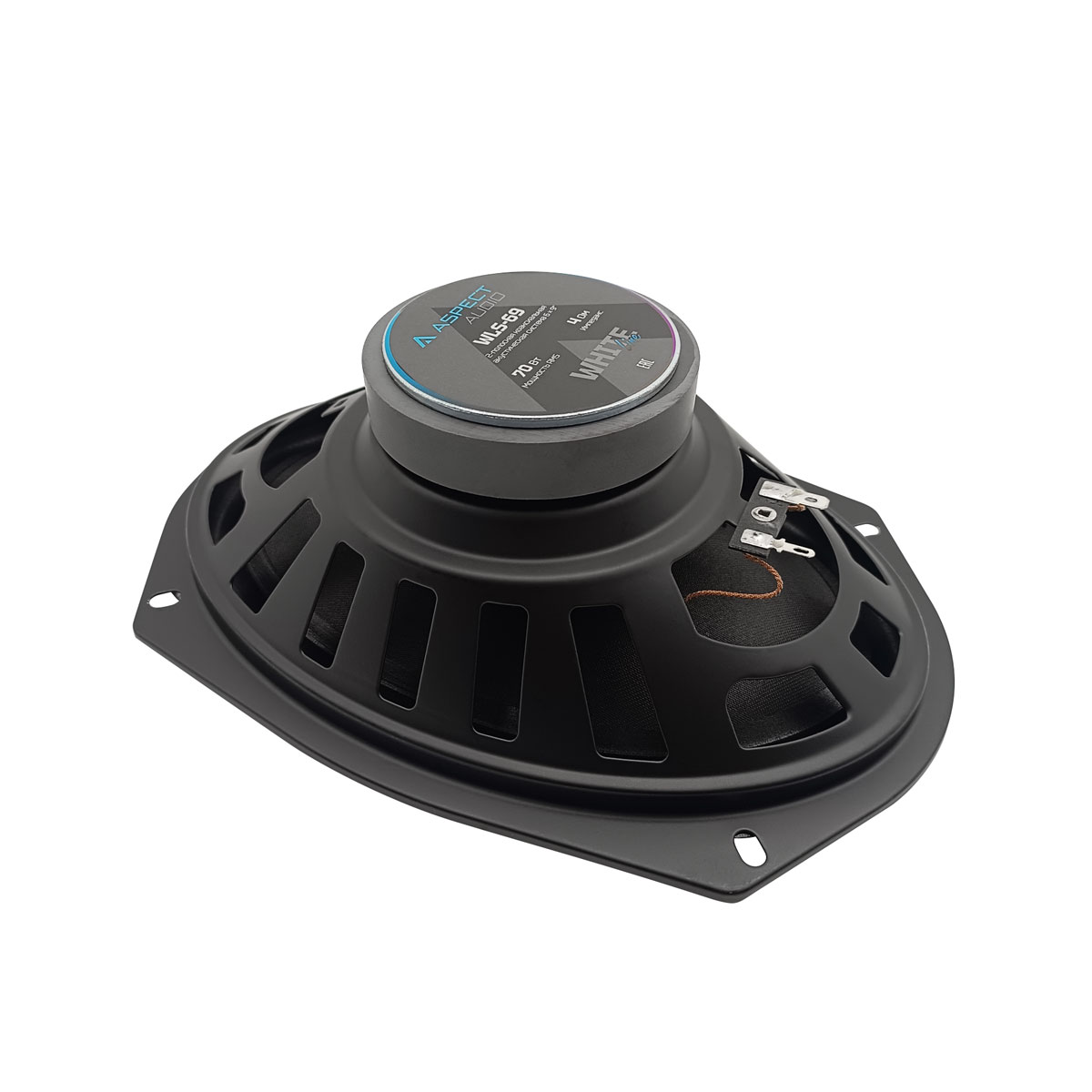 Aspect | WLS-69 | 6*9 / 3 полосы/RMS/MAX 70/280Bт, 4Om, 60 Гц-20кГц | 3