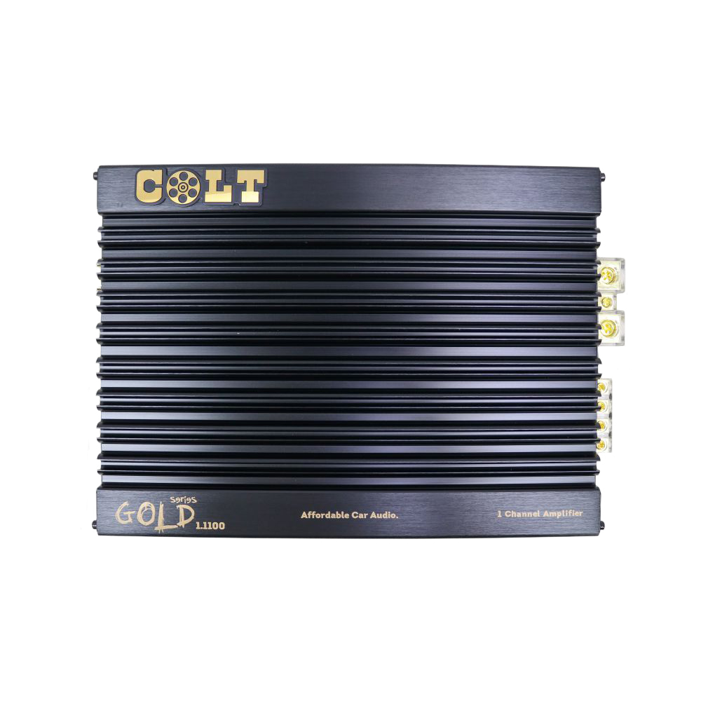 Усилитель COLT GOLD 1.1100 Класс D, RMS 4 Ом 420 Вт. RMS 2 Ом 650 Вт. RMS 1 Oм 1100 Вт