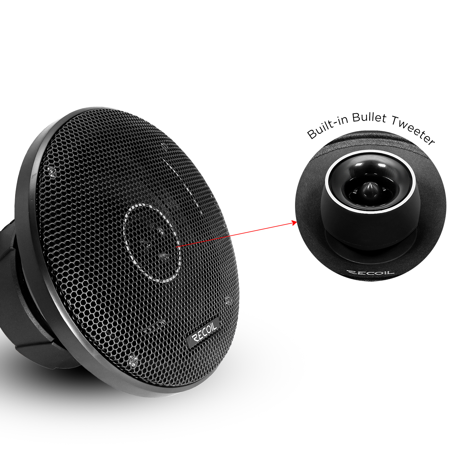 Recoil | MX-65 | эстрад., коакс., 6.5"(165мм), 4Ом, 81-20000Hz,  RMS/Peak -140W/280W  | 5