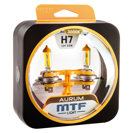 MTF | AURUM H7 | 12V 55W комплект ламп накаливания | превью 1
