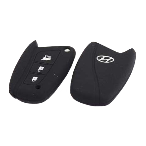 Чехол Силикон | Hyundai HYN-03 3 кнопки | Силиконовый чехол для выкидного ключа ХУНДАЙ 3 кнопки | 1