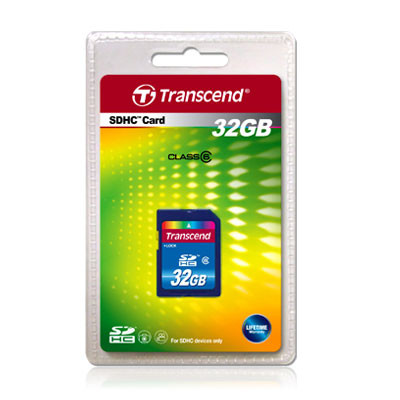 Transcend | SD 32Gb TS32GSDHC6 | Карта памяти SD 32Gb , Class 6 | превью 1