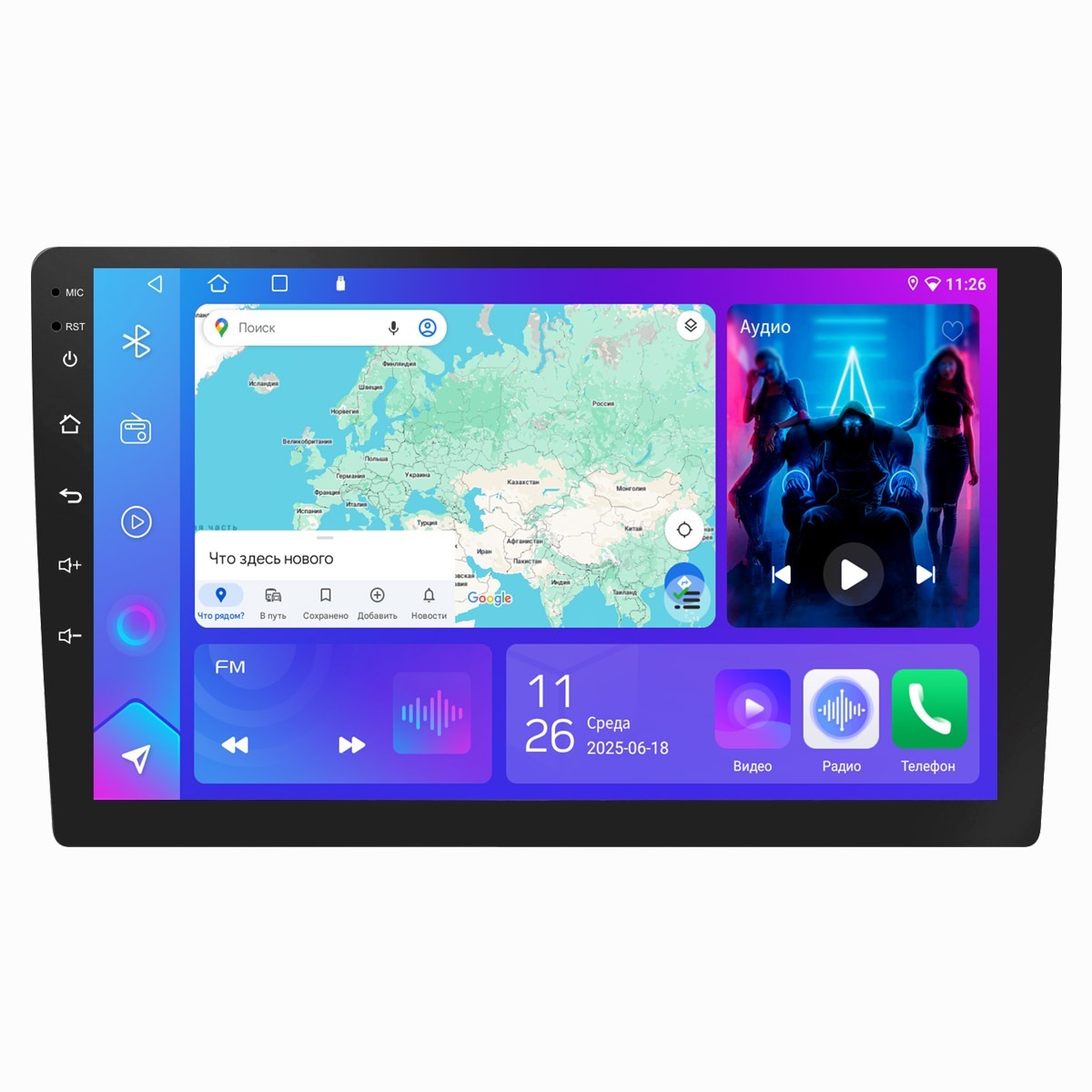 Eplutus| CA103 | 4-64 10", ANDROID 12, . BT, GPS  Wi-Fi | превью 1