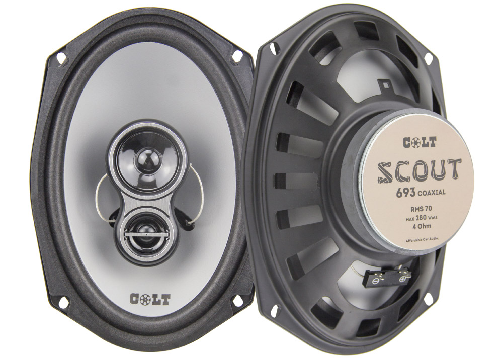 COLT | SCOUT 693 coaxial | 6"х9"см, 2-х полосная, коаксиальная, RMS 70Вт, MAX 280Вт. 92 Дб | превью 3