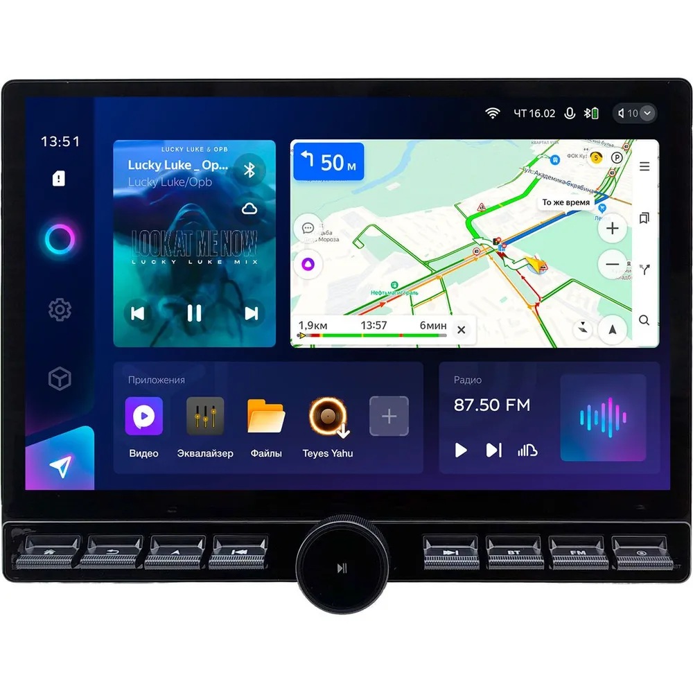 TEYES | CC3 2K 13" 4-32 Button Version  | Android 10.0, 8 ядер дисплей 13 " Wi-Fi, ,  4-32 Гб| превью 1