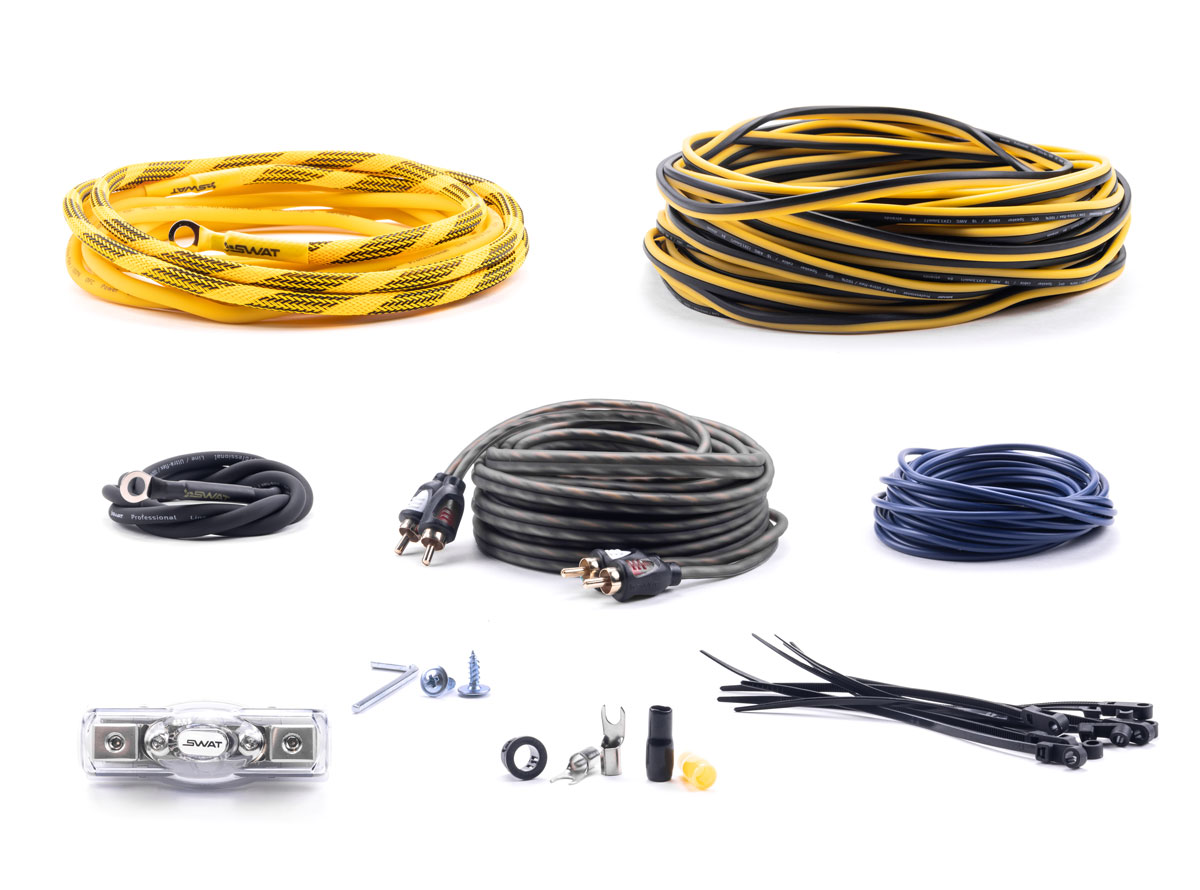 Swat | PAC-T8CU | для 2-х кан. усилителя, сил. каб 8Ga, МЕДЬ | 1