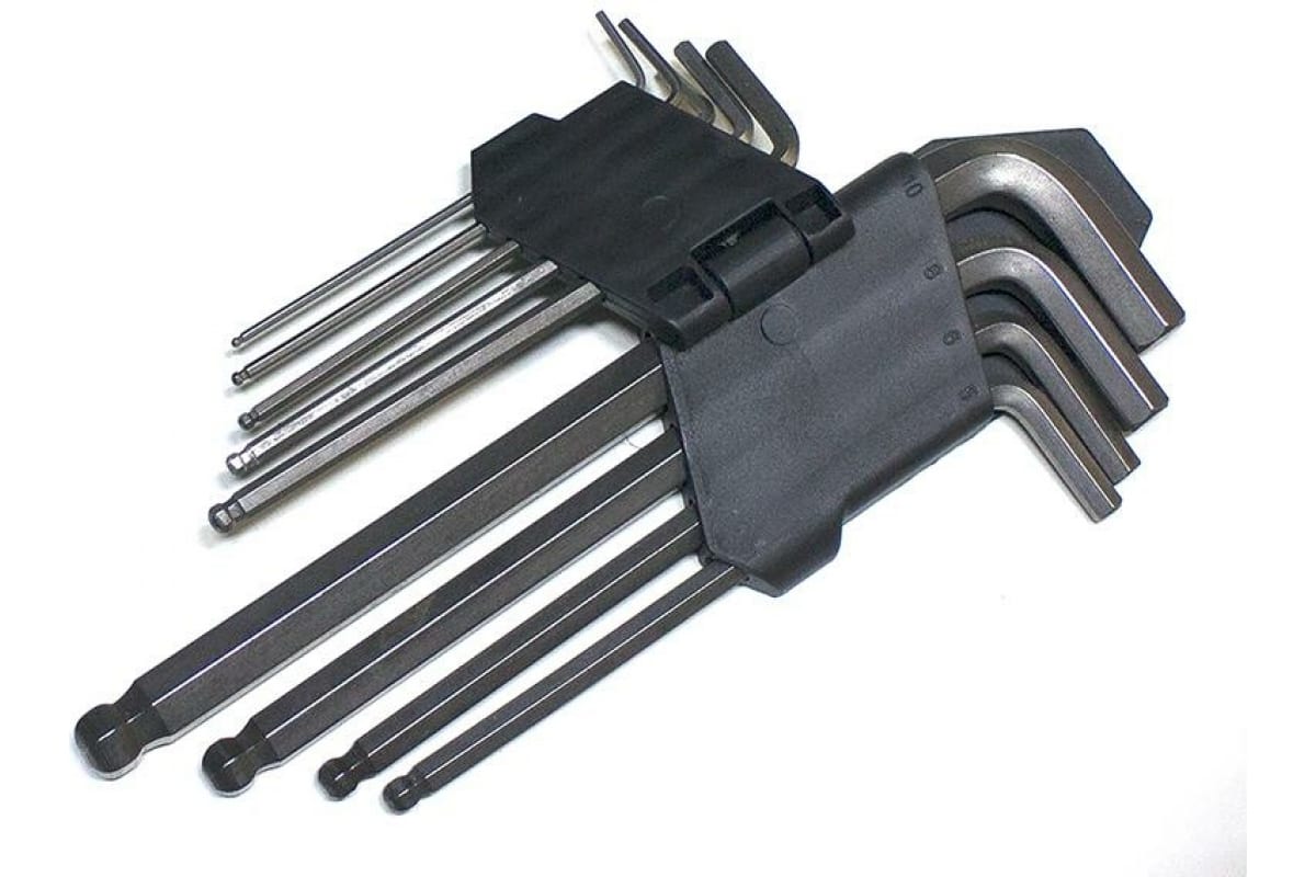 DolleX | SHB-009 | Набор ключей шестигранных (9 шт. 1,5-10 мм ) с шаром, L=180mm| превью 2