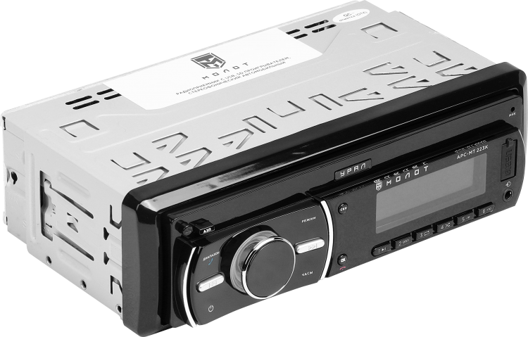 Ural | Урал МОЛОТ АРС-МТ 223К | 4*25Вт, BT, USB, RCA, AUX, красные кнопки, приложение | 3