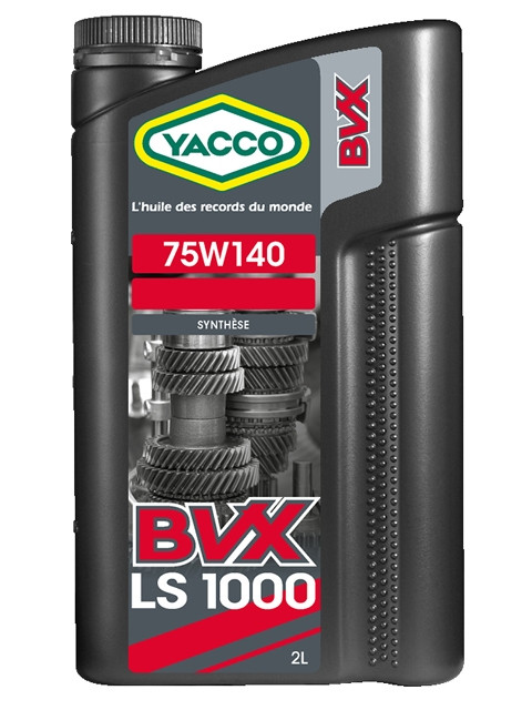 YACCO | BVX LS 1000 75W140 | 2л. синт. масло для самоблокирующихся мостов GL5/4 | 1