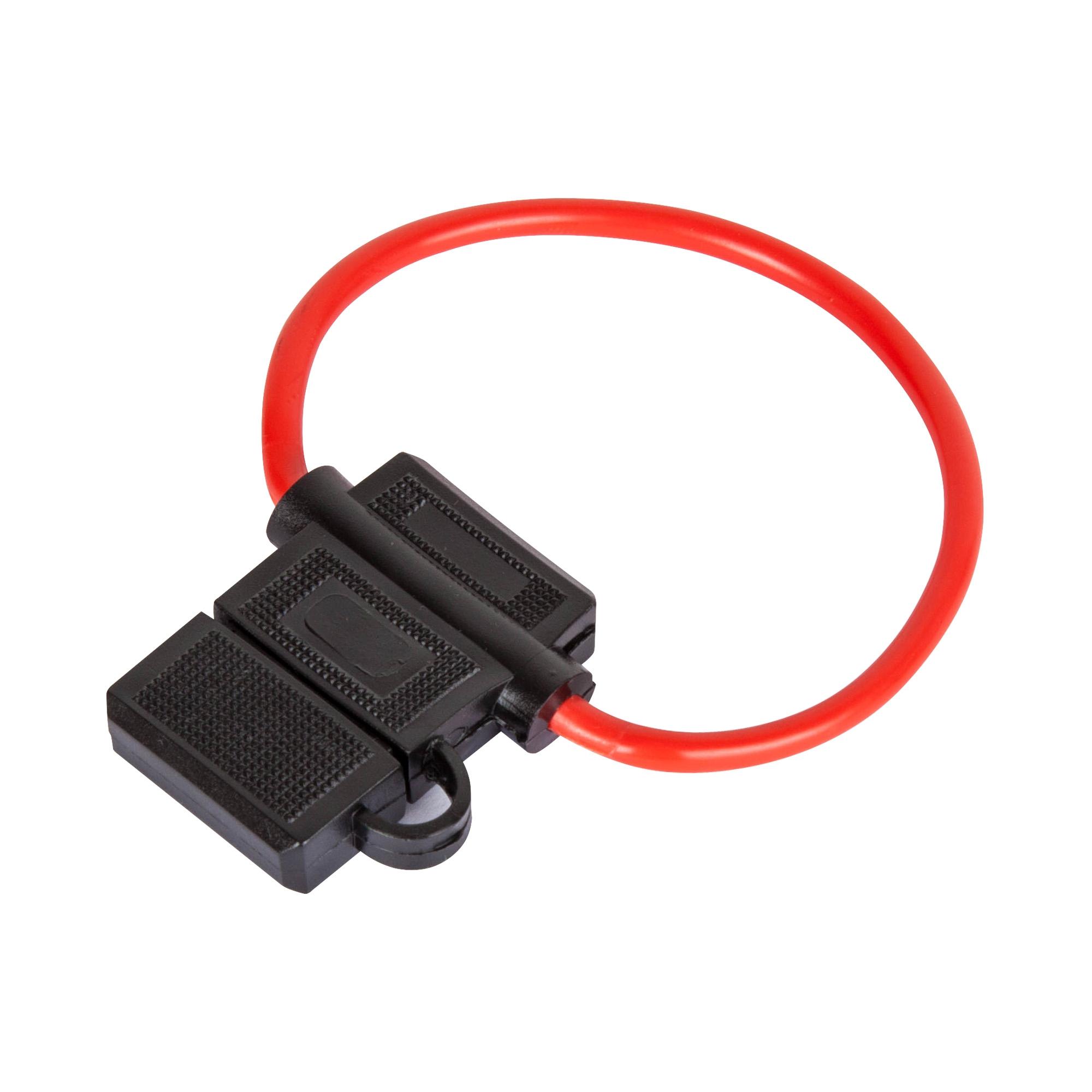 Колодка предохранителя KICX | ATCFB20A4 |  ATC + предохранитель 20A,  с проводом 3.31мм2 | превью 1