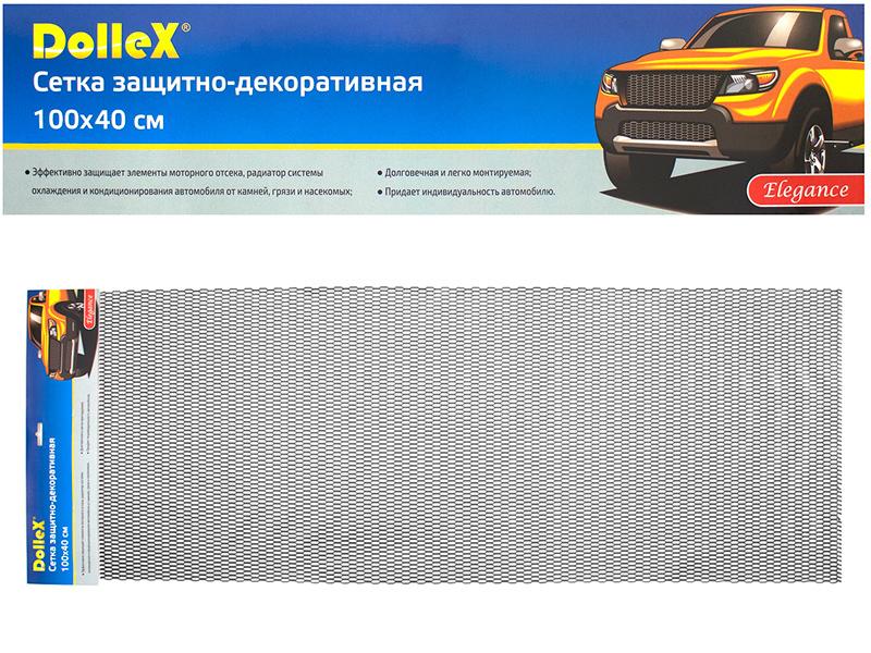 DolleX | DKS-035| Металлическая сетка декоративная 100 х 40 см, черная, ячейки 20мм х 6мм 'сота'| превью 1