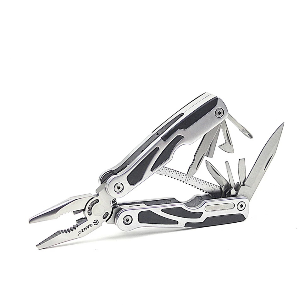 GANZO | Мультитул G-108 | 22 инструмента ,цвет:серебристый ,вес:280 гр.| превью 1