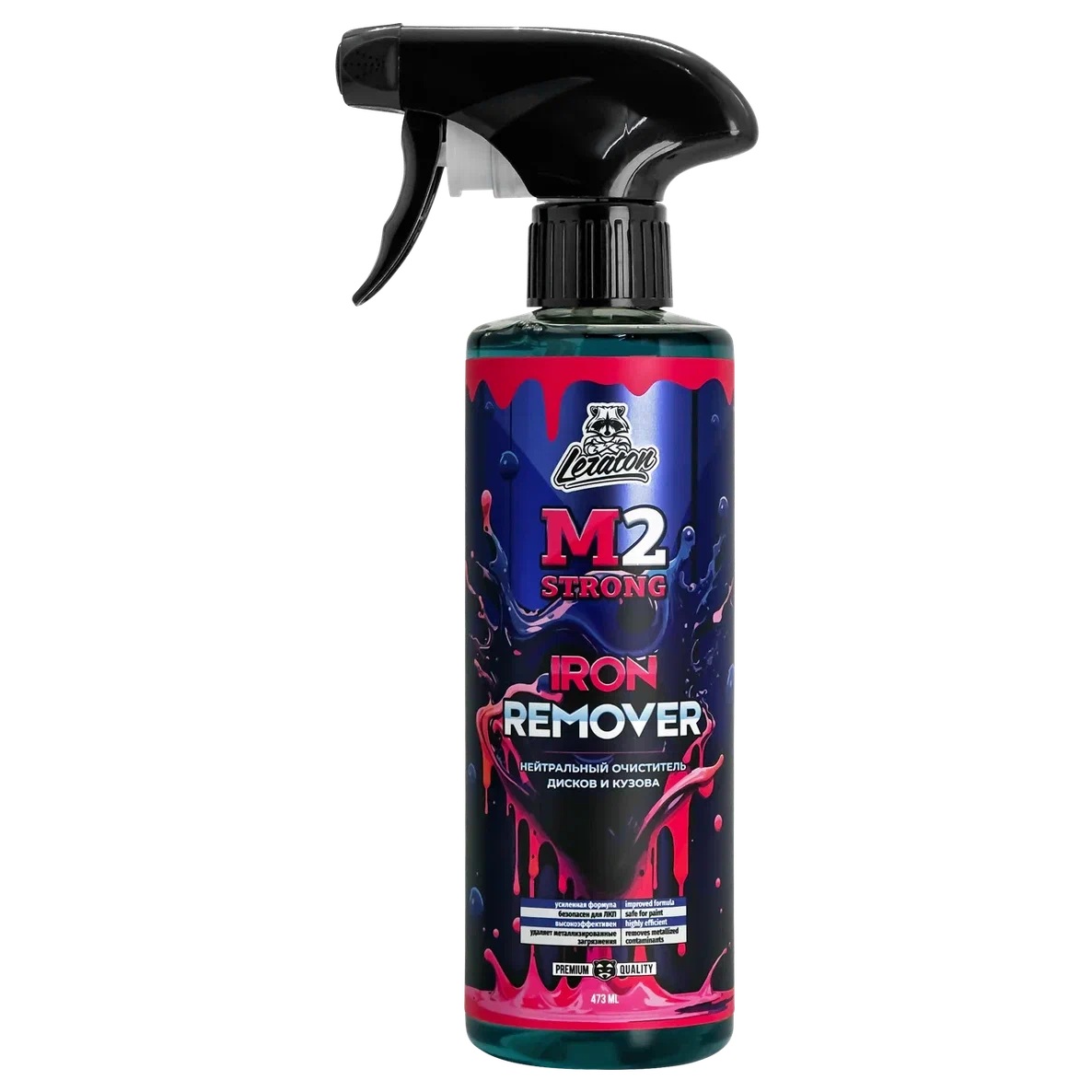LERATON | M2 STRONG | Нейтральный очиститель дисков и кузова (с индикацией) LERATON 473мл| превью 1