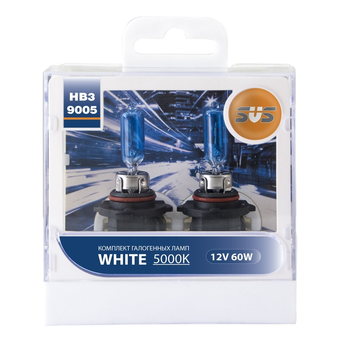 SVS   | HB3/9005 0200037000 WHITE 5000K  | Лампа  HB3/9005 12V 60W + W5W Комплект | превью 2