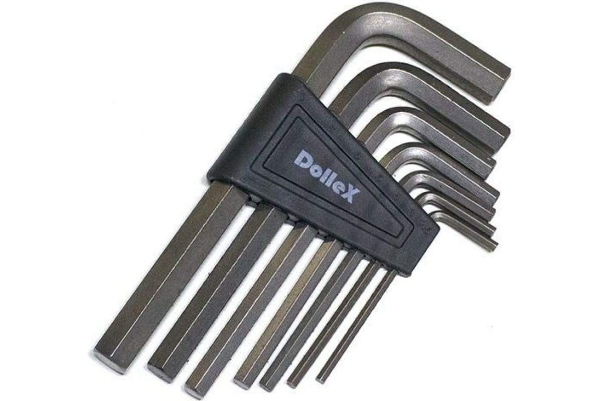 DolleX | SHK-007 | Набор ключей Г-образных имбусовых (шестигранник) (7 шт. 2,5-10 мм)| превью 1