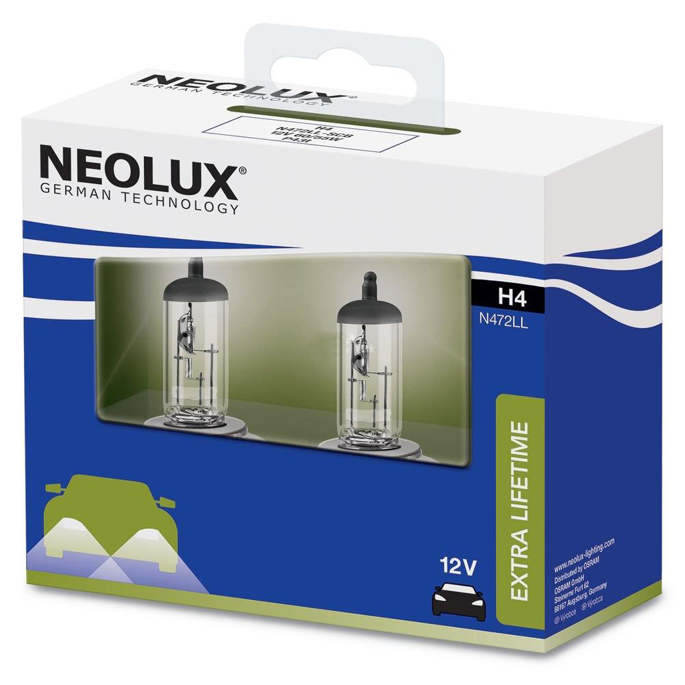 NEOLUX H4 | N472LL- SCB  H4 | Лампа H4 LONG LIFE 60/55W комп 2 шт. | превью 2