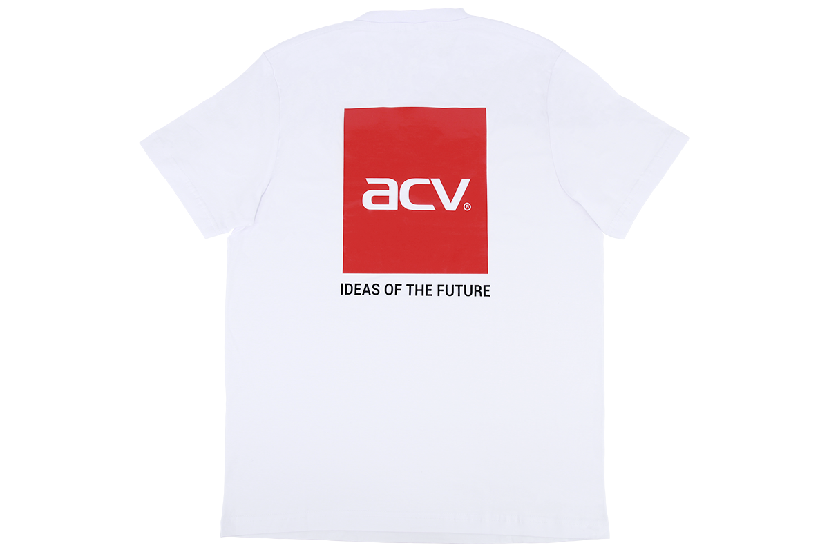 ACV | Футболка | Белая красный логотип | XL | превью 2