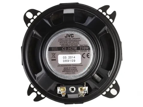 JVC | CS-J420X | 4" (10cm), 2-х полосные, 20/210w, 45-22 kHz, 90 db, 43 mm, без сеток | превью 3
