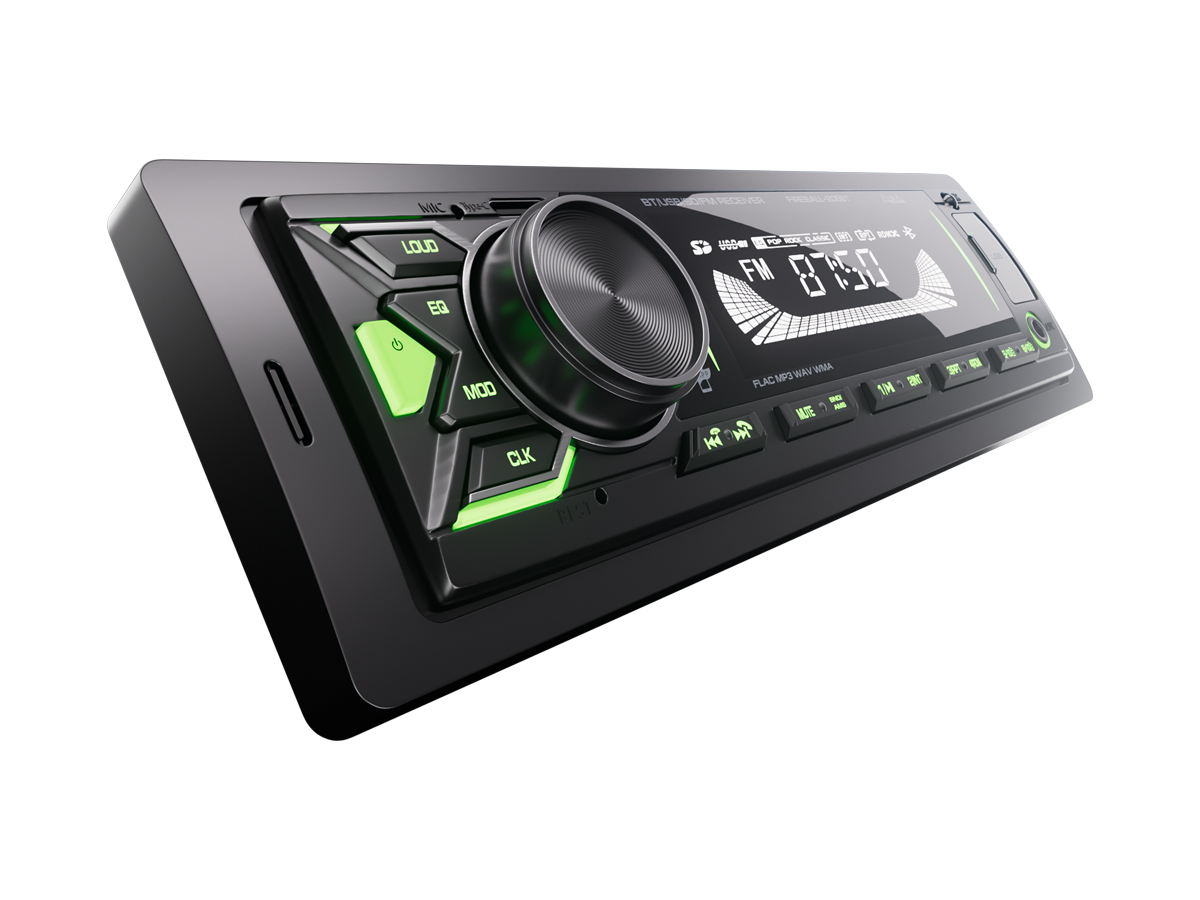 AurA | FIREBALL-205BT | Съемная рамка !!! 4х51w, FLAC, USB/BT, APP, 2 пары RCA,  зеленые кнопки | превью 1