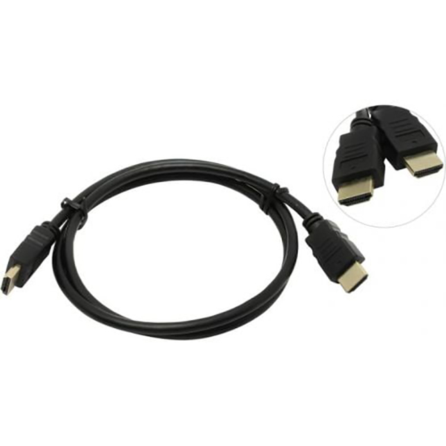 Axtel | K-211 | Кабель HDMI to HDMI ver.1.4 A-M/A-M, 1 метр (gold plated)| 1