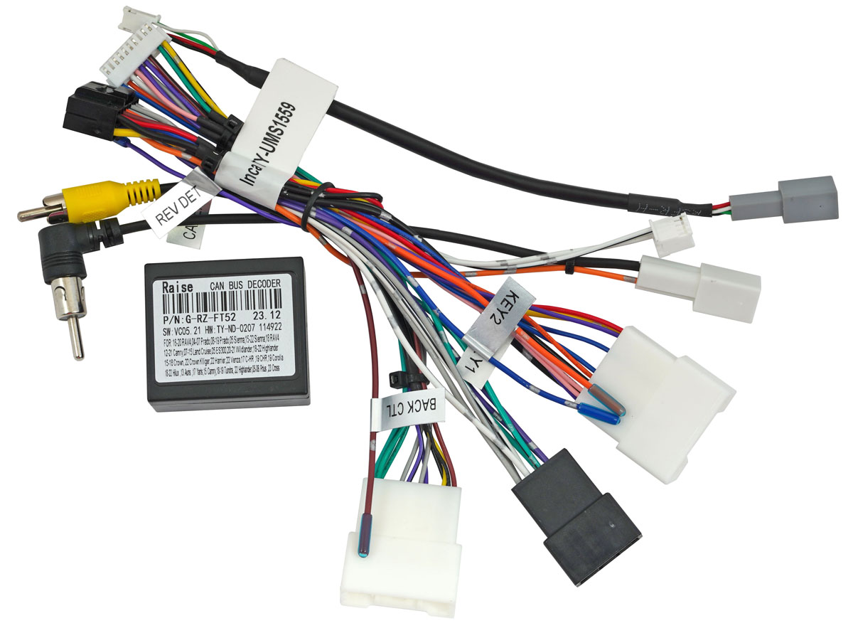 Incar | TY-UMS1559 | переходник TOYOTA (тип7) RAV4 2023+, Avalon 2022+ внутр. рынок Китая  (CAN) | превью 1