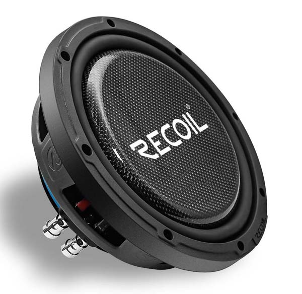 Recoil | PWS8D2 | Сабвуфер плоский, 8"(мм), 2+2Ом, 38-600 Гц, RMS/Peak - 250W/500W | 1