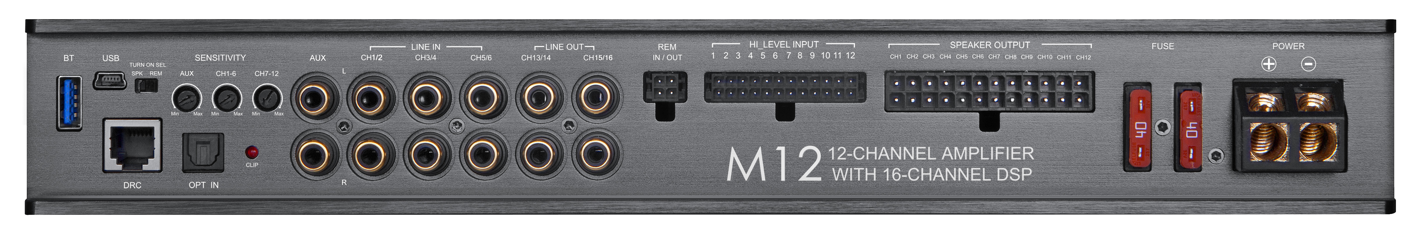 MUSWAY | M12 | 12 кан. усилитель со встроенным 16 канальным DSP 12х70Вт | 2