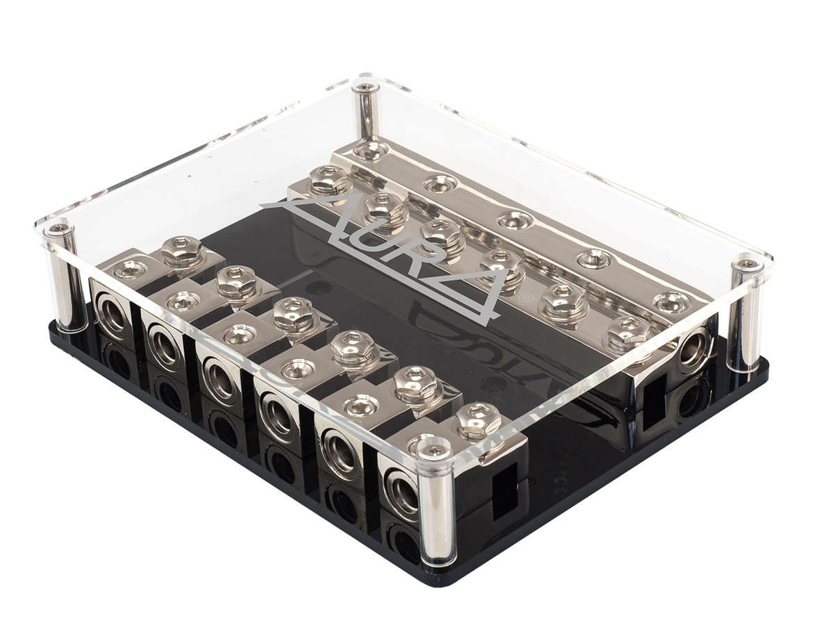 AurA | FHL-001N | Держатель-дистрибьютор, вход 5x4-0Ga, выход 6x4-0Ga (ANL) | превью 1