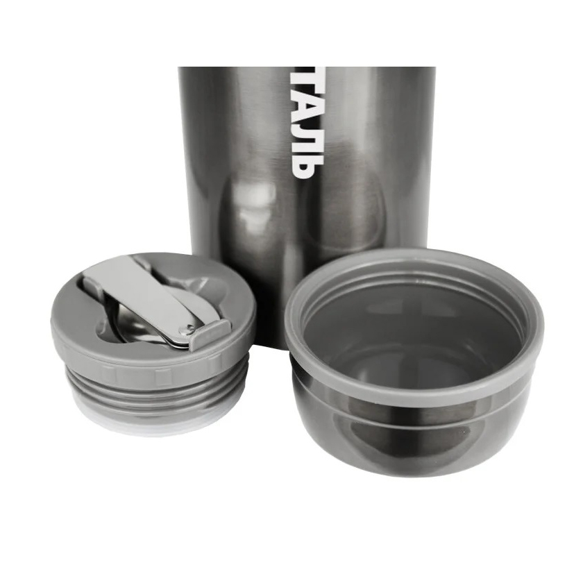 СЛЕДОПЫТ | NTS-500V | Термос для еды БИОСТАЛЬ, колба из пищевой стали  , 500мл.| превью 3