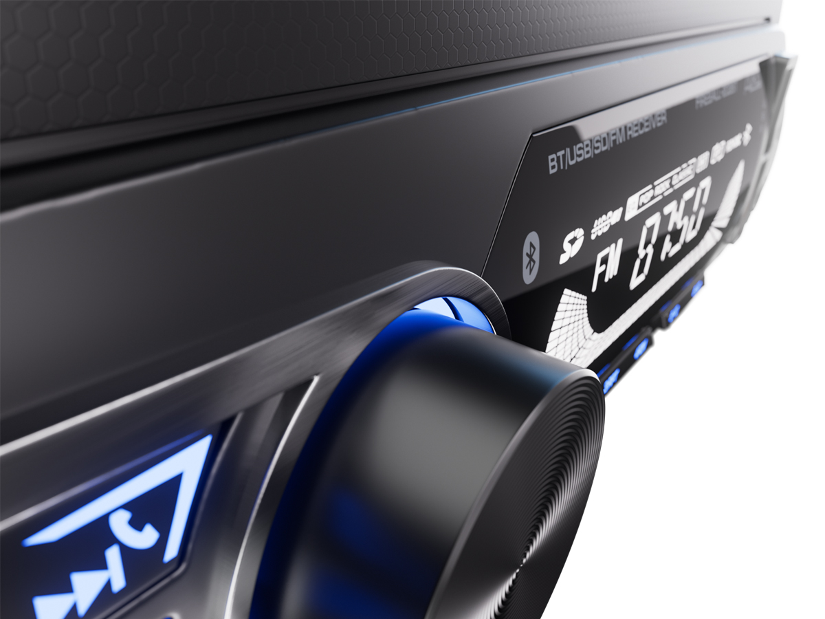 AurA | FIREBALL-202BT | 4х51w, FLAC, 2xUSB/BT, APP, 2 пары RCA, синие кнопки | 5