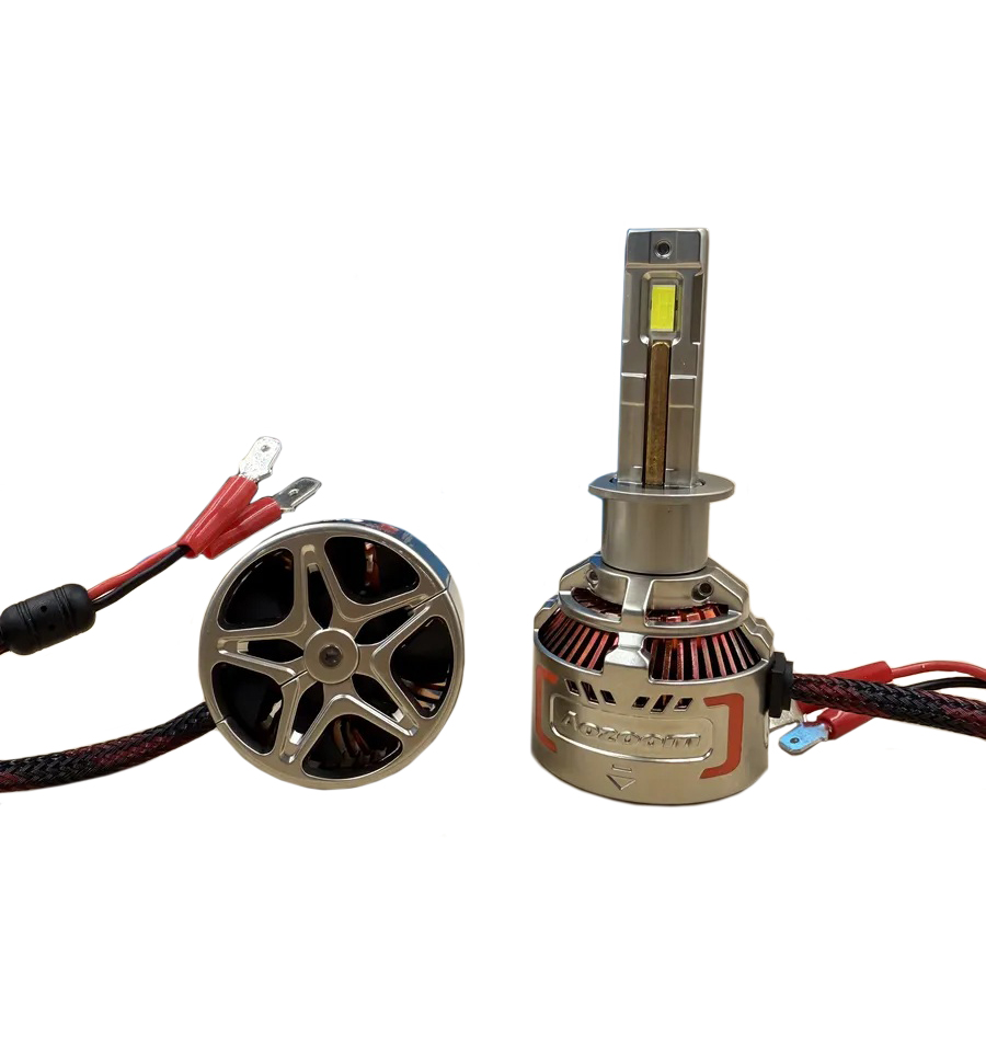 AOZOOM | P13 H1 | с вентилятором , 5500K , 12V, 120 Вт, 11000 Lm комплект 2 шт. | 2