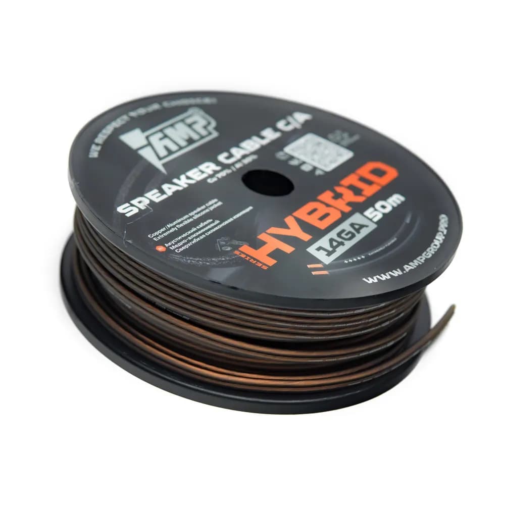 AMP | HYBRID 14 Ga | C/A Extremely flexible медь 70%-алюм.30%, 2*2.3мм Бухта 50 м цена за БУХТУ | превью 1