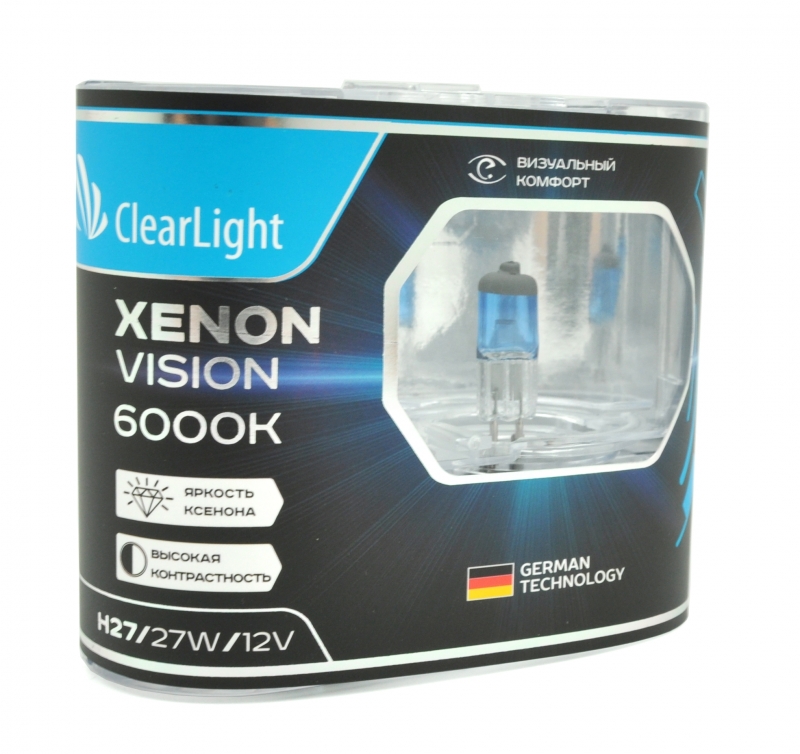 ClearLight | XenonVision H27 | 12V-55W Блистер 2 штуки | превью 1