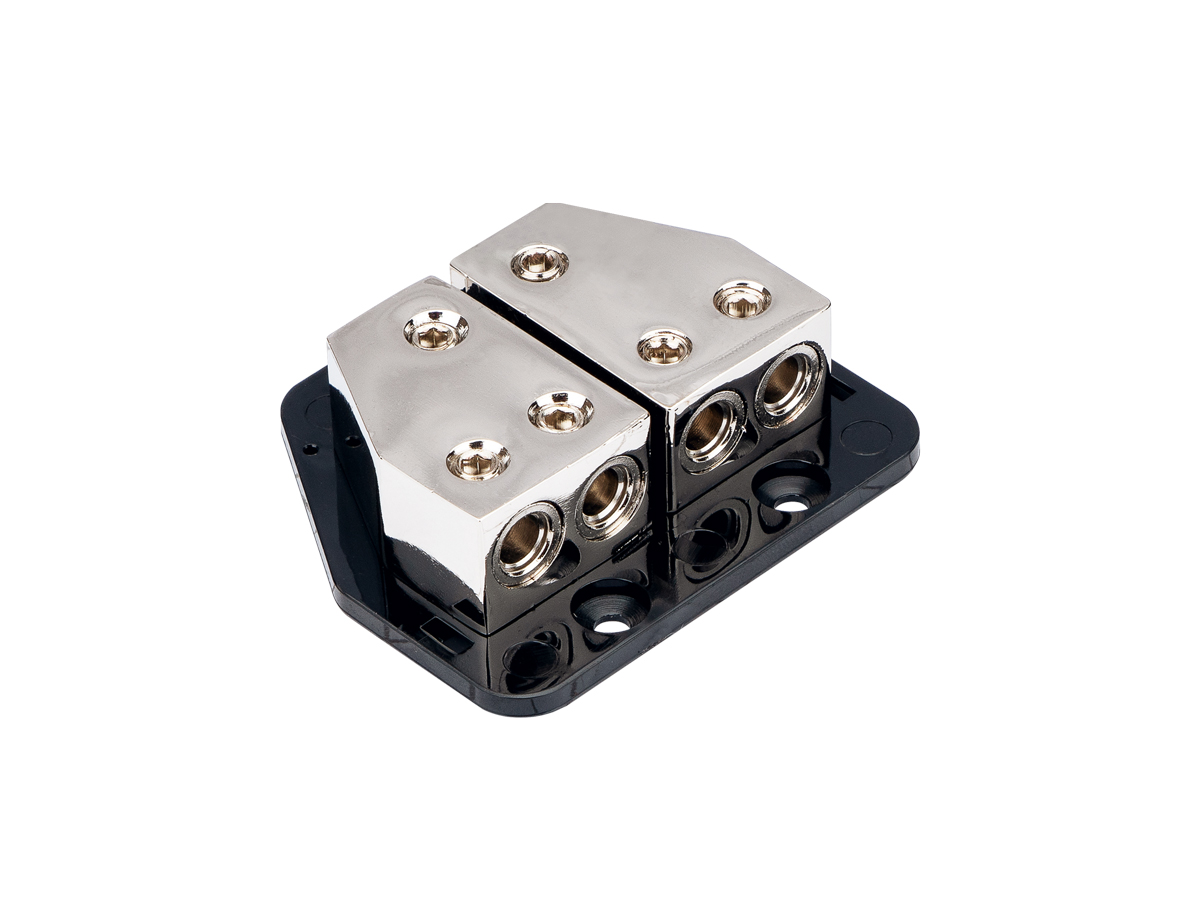 AurA | FHD-2448 | Дистрибьютор ПЛЮС/МИНУС, вход 2x4/8Ga, выход 4х4/8Ga | превью 2