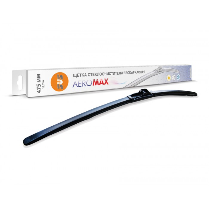 SVS | 0440008000 | Щетка стеклоочистителя беcкаркасная 475мм | превью 1