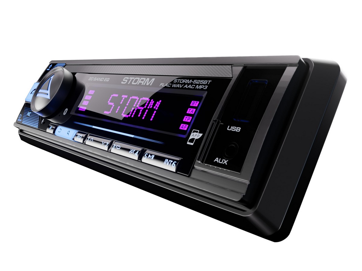 AurA | STORM-525BT | 4х51w, FLAC, USB/BT, 6 RCA (SUB), 20EQ, APP, 2-ZONE RGB, D-SWC, ДУ | превью 3