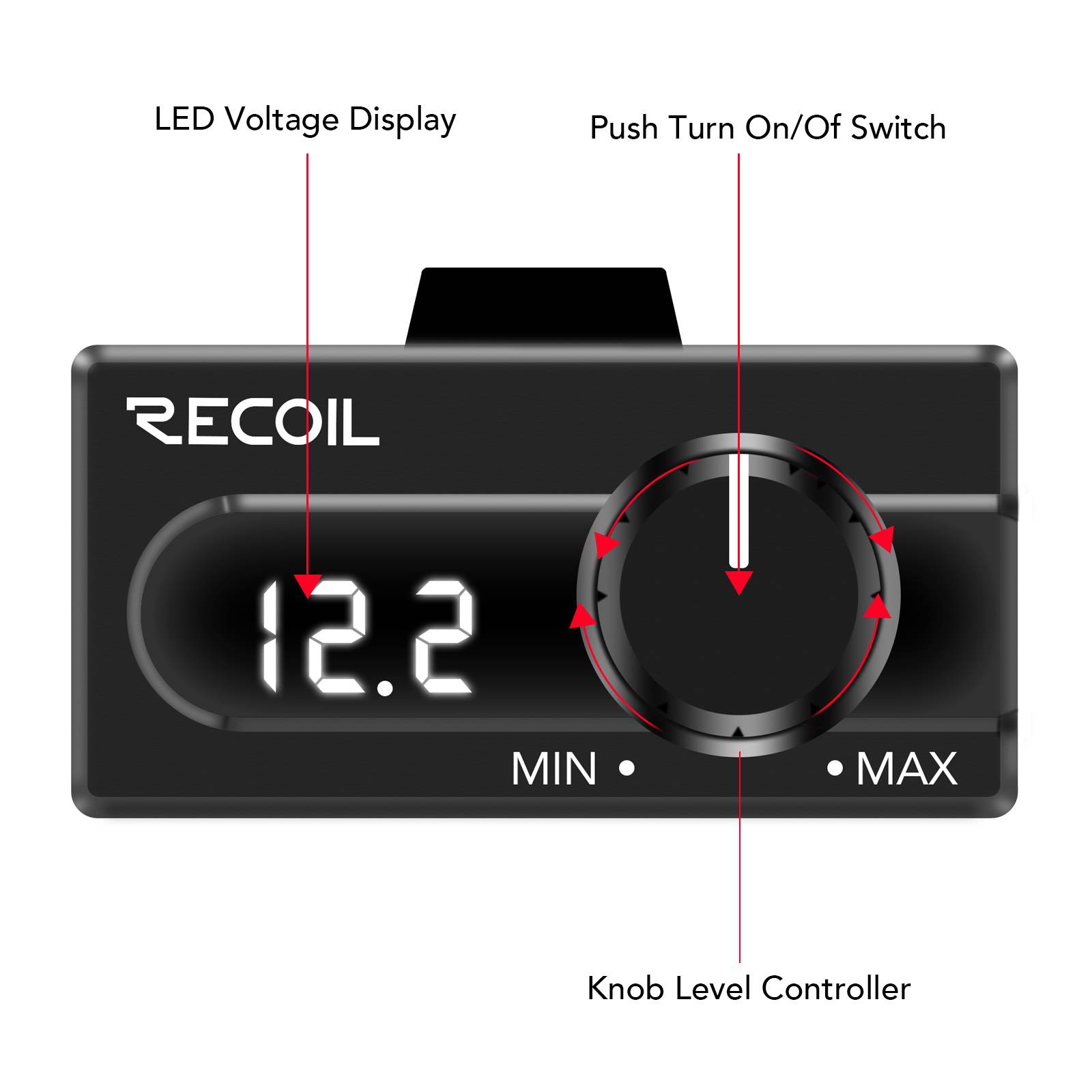 Recoil | LCV | Универсальный регулятор громкости/RCA, с вольтметром | превью 2