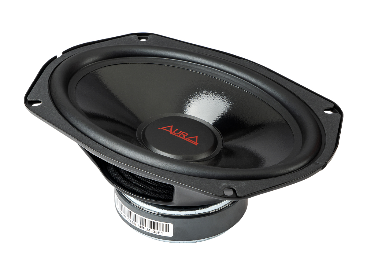 AurA | VENOM-CL69-MB | 6x9" (16x24cm), МИДБАС (ПАРА), 101/201w, 40Hz - 10kHz, 89db, сетки | 2