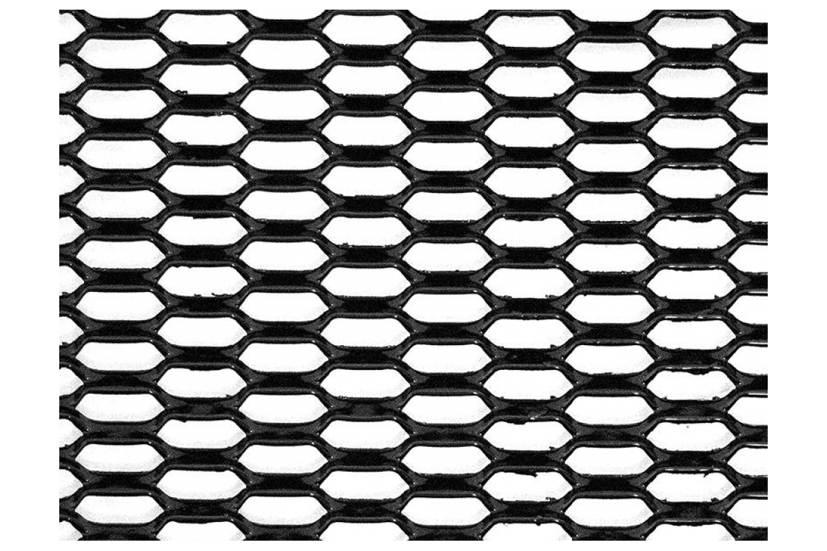 DolleX | DKS-132 | Металлическая сетка декоративная 120 х 30 см, черная, ячейки 20 х 6мм 'сота' | 2