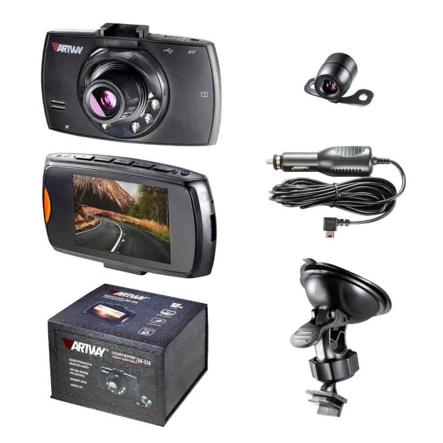 ARTWAY | AV-520 | 1440х1080  экр. 2.4 ", выносная камера с функцией "камеры зад.вида"  720x480 | 4