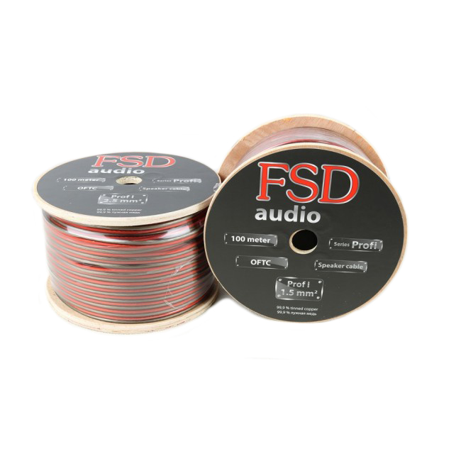 FSD audio | Profi 1.5 | 2x1.5мм  акустический кабель  100м, ЦЕНА ЗА БУХТУ | превью 1