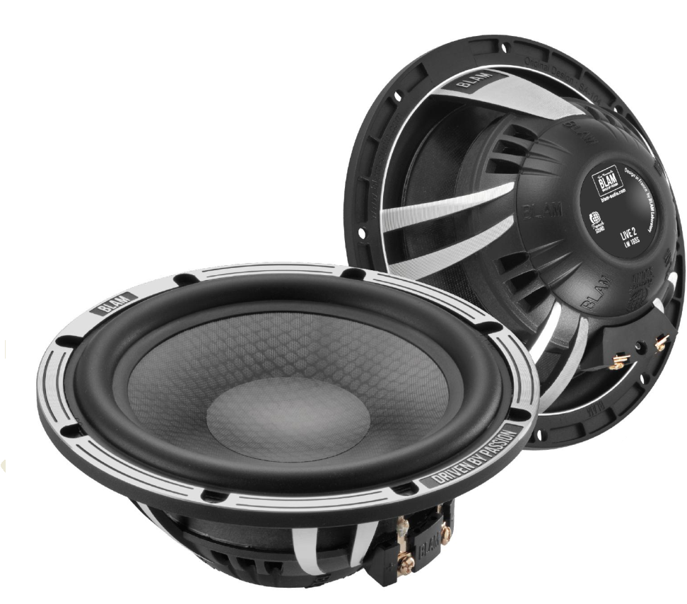 BLAM | LW165S | НЧ- динамики 6,5"(16см) 70/140Вт, 55Гц-5000Гц,3Ом, 90.6дБ | 1