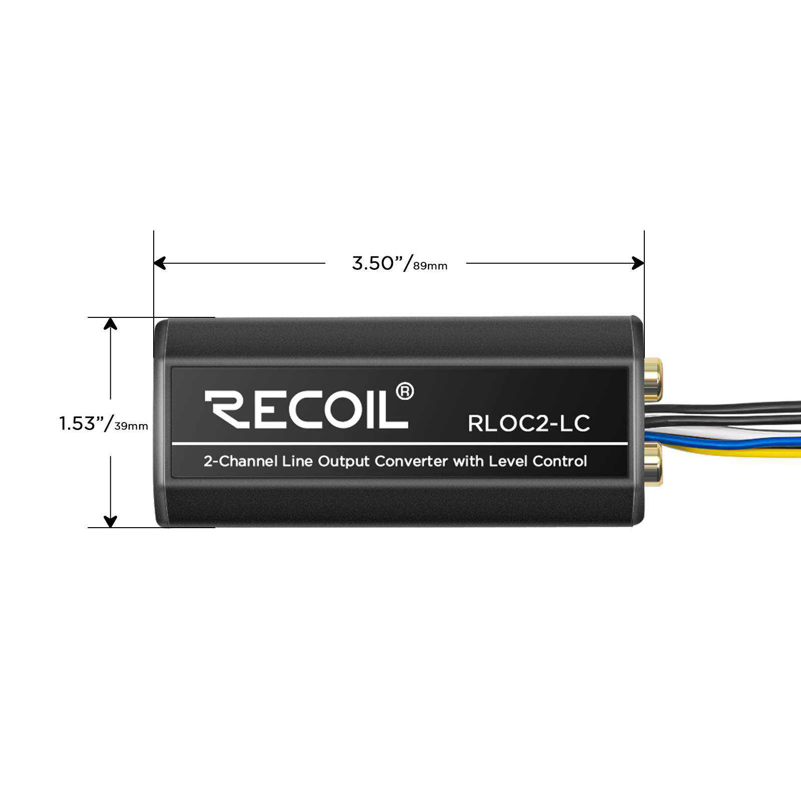 Recoil | RLOC2-LC | Преобразователь л/в /2CH с выносным регулятором | 5