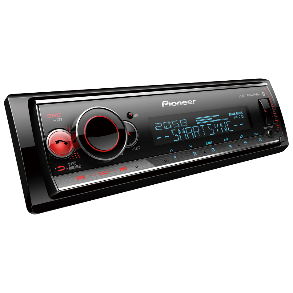 Pioneer | MVH-S520BT | 2020г. 50х4, ВТ,RGB-экран, USB, iPod-Android, FLAC,AUX, 3RCA-2В 13-пол. экв| превью 2