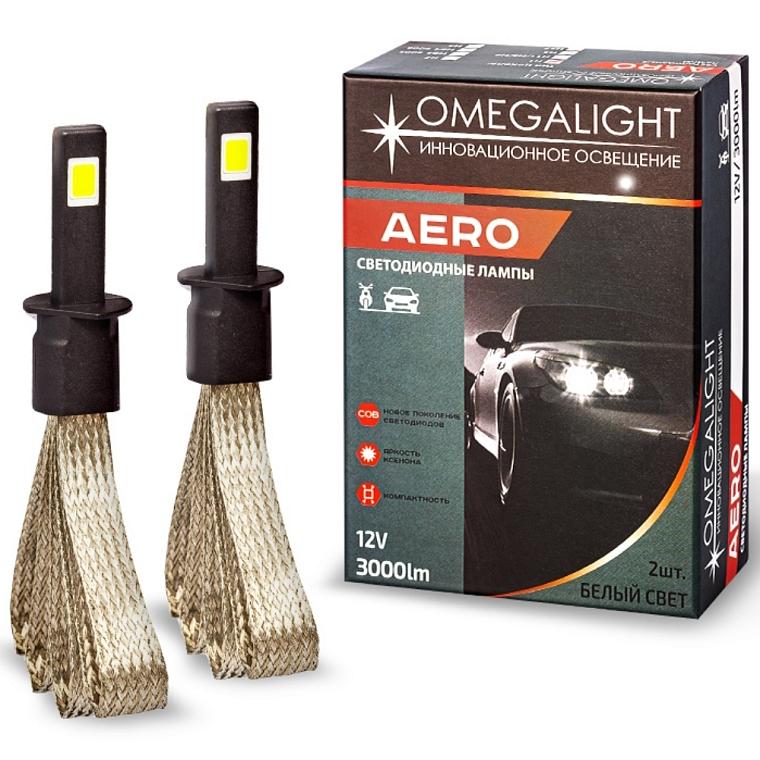 Omegalight | LED AERO H27 | Лампа LED H27 3000 Lm (2 шт.) 12 в| превью 1