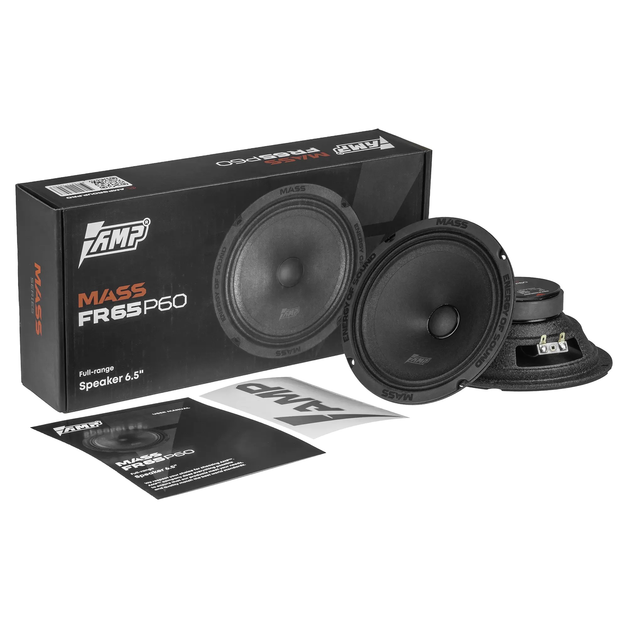 AMP | MASS FR65P60 | 16см Эстрадная Широкополосная. 4 Ом. 2ШТ | 7