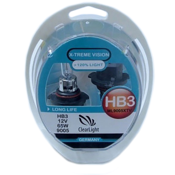 ClearLight | X-Treme Vision HB3 | +120%, 12V-55W Блистер 2 штуки | превью 1