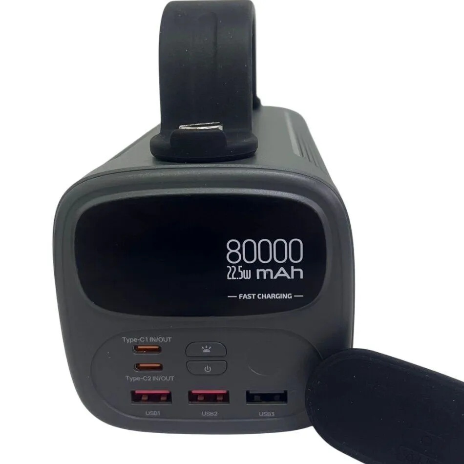 Mivo | EB-801Q | Power Bank 80000 мА⋅ч для зарядки телефонов, смартфонов, Индикатор заряда | 3