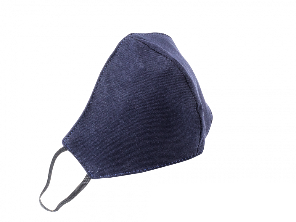 МАСКА | Маска многоразовая 1223 |  Маска многоразовая для лица темно синяя габардин арт. 1223 | 1